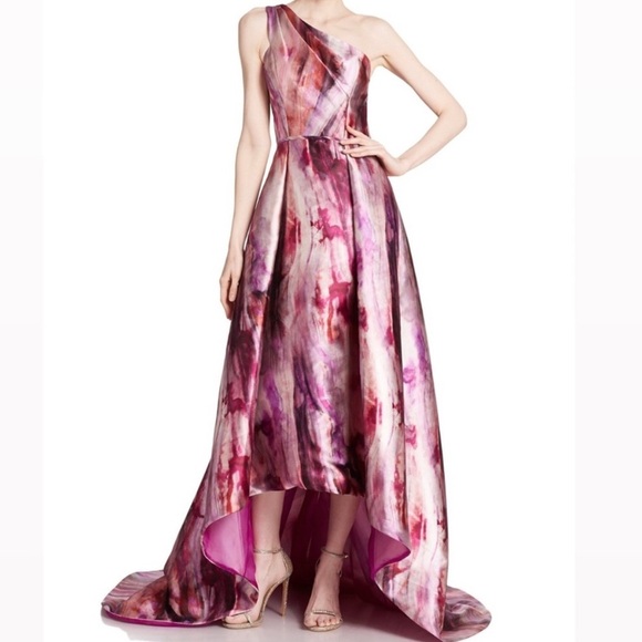 Pamella Roland Dresses & Skirts - Pamella Roland High low one shoulder night Gown